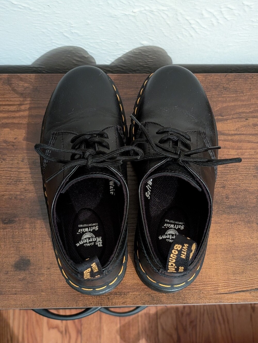 EUC Dr. Martens Audrick Nappa Leather Platform Oxfords - 7 US L / 38 EU / 5 UK - Picture 4 of 9